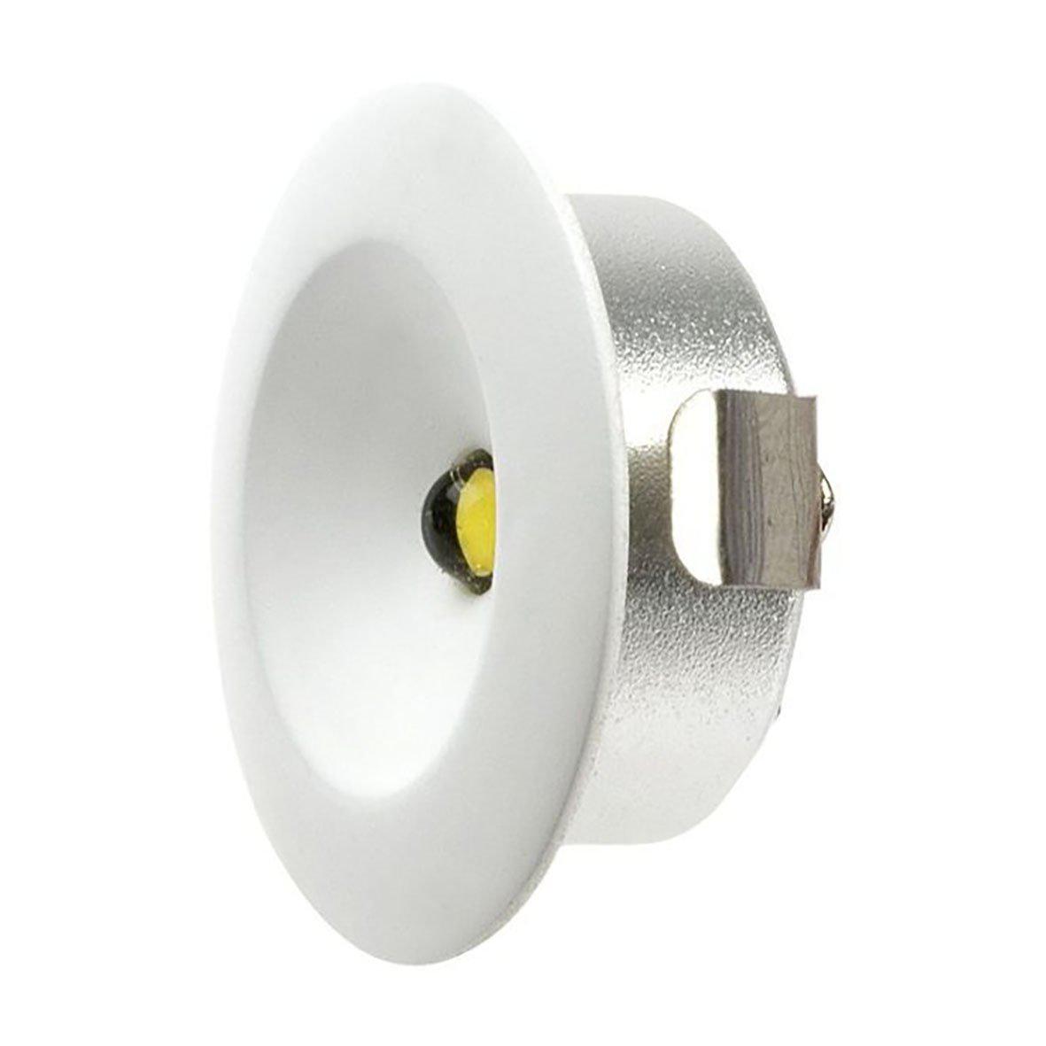 Q-33 Mini Downlight 2700K Blanco De Designlight - Esta luz empotrable proporciona una iluminaci&oacute;n de acento elegante con un &aacute;ngulo de haz de 105&deg; y un flujo luminoso de 105 l&uacute;menes.