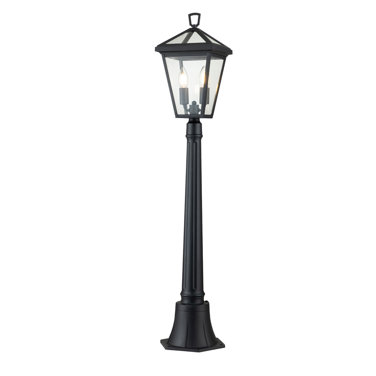Alford Place 110cm Negro balizas De Elstead Lighting - Alford Place &auml;r en stilren och klassisk pollare som ger din entr&eacute; eller tr&auml;dg&aring;rd en elegant touch.