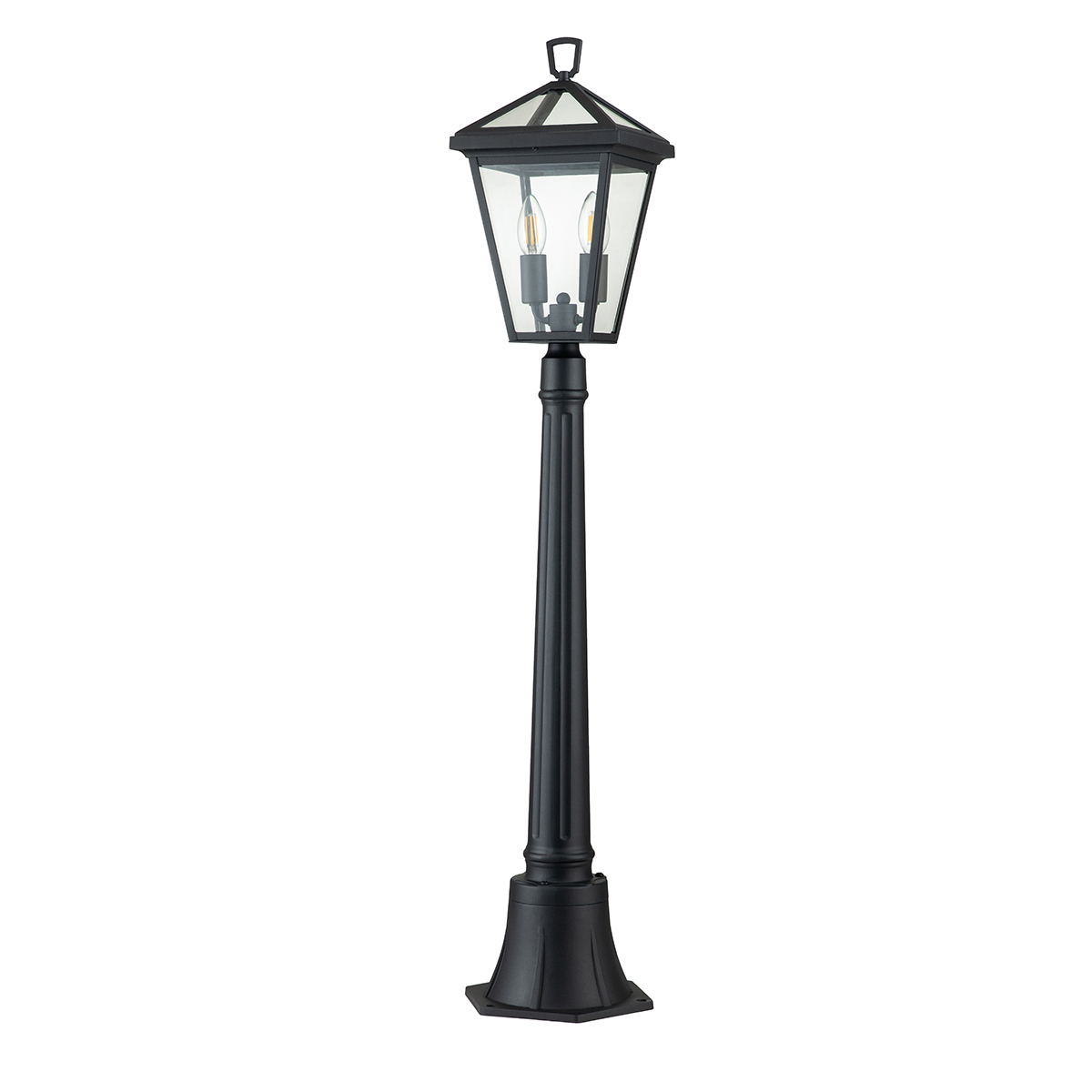 Alford Place 110cm Negro balizas De Elstead Lighting - Alford Place &auml;r en stilren och klassisk pollare som ger din entr&eacute; eller tr&auml;dg&aring;rd en elegant touch.
