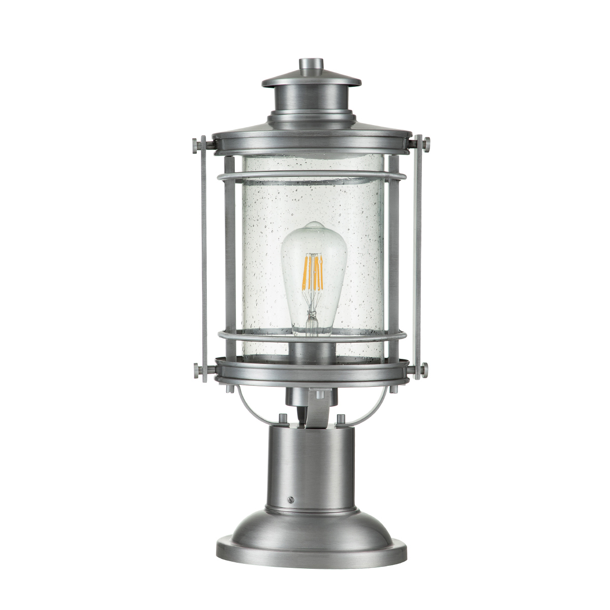 Booker 47cm Aluminio De Elstead Lighting - Booker &auml;r en stilfull och robust portlykta med en design inspirerad av klassiska marina lanternor.