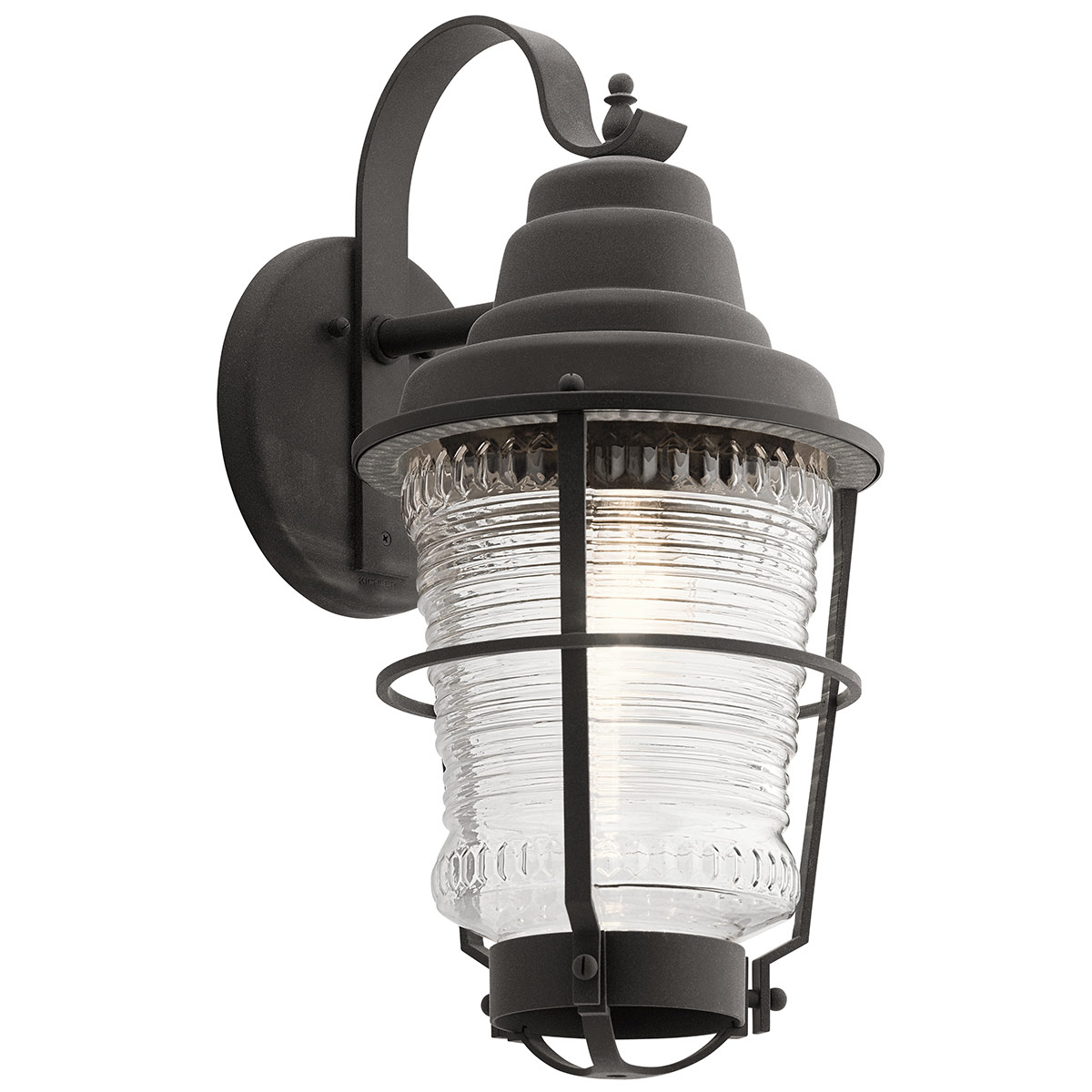 Chance Harbor 55cm Zinc lámpara de exterior De Elstead Lighting - Chance Harbor &auml;r en klassisk och robust fasadlampa med en design inspirerad av maritim stil.