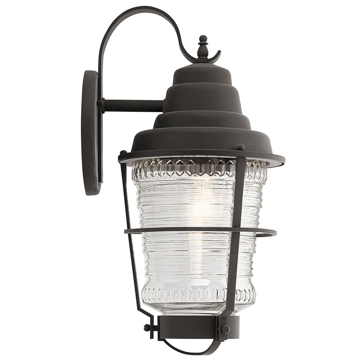 Chance Harbor 55cm Zinc lámpara de exterior De Elstead Lighting - Chance Harbor &auml;r en klassisk och robust fasadlampa med en design inspirerad av maritim stil.