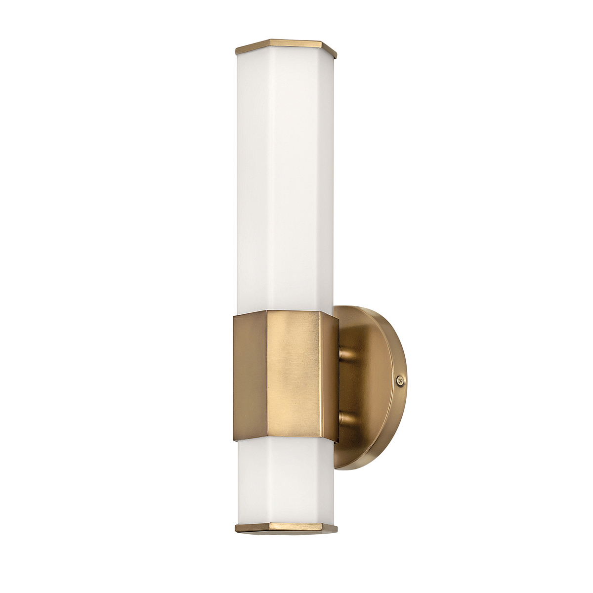 Facet 35cm Latón antiguo lámpara de baño De Elstead Lighting - Facet es una lámpara de baño moderna y elegante que combina funcionalidad y estética.
