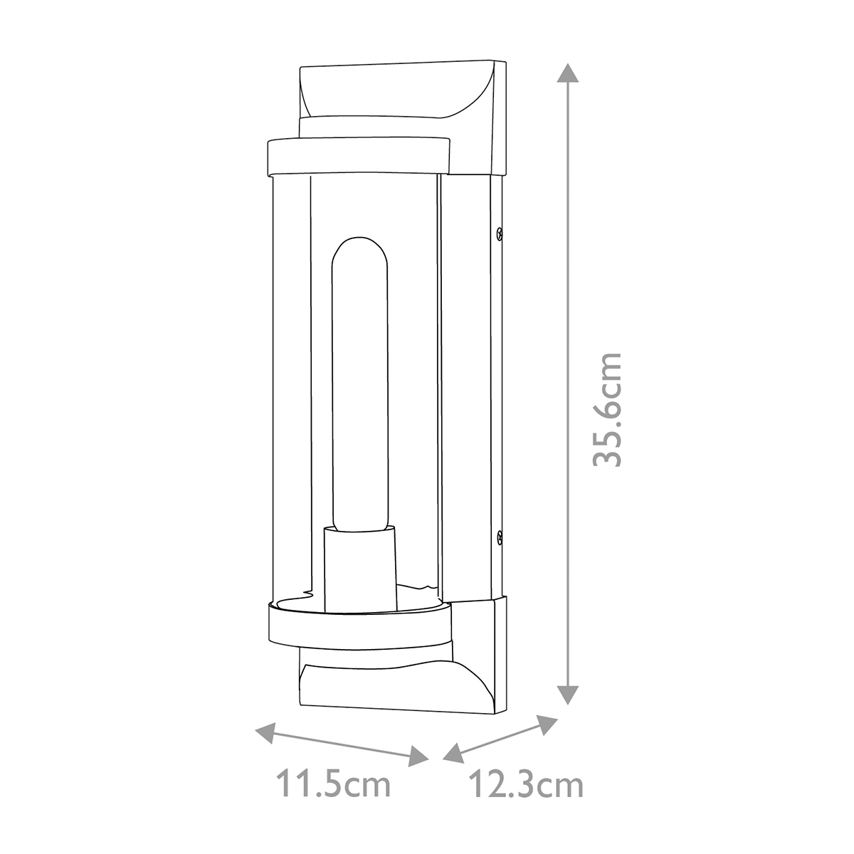 Pearson Negro lámpara de exterior De Elstead Lighting - Tillverkad av aluminium, m&auml;ssing och glas, erbjuder den en robust och h&ouml;gkvalitativ konstruktion med en vacker texturerad svart finish.