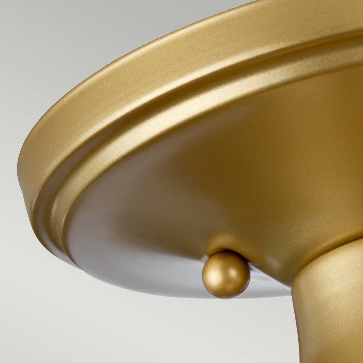 Dublin Ø18 Latón lámpara de baño De Elstead Lighting - La elegante lámpara de techo para baño Dublin impresiona con su pantalla decorativa de vidrio esmerilado y su atractiva textura.