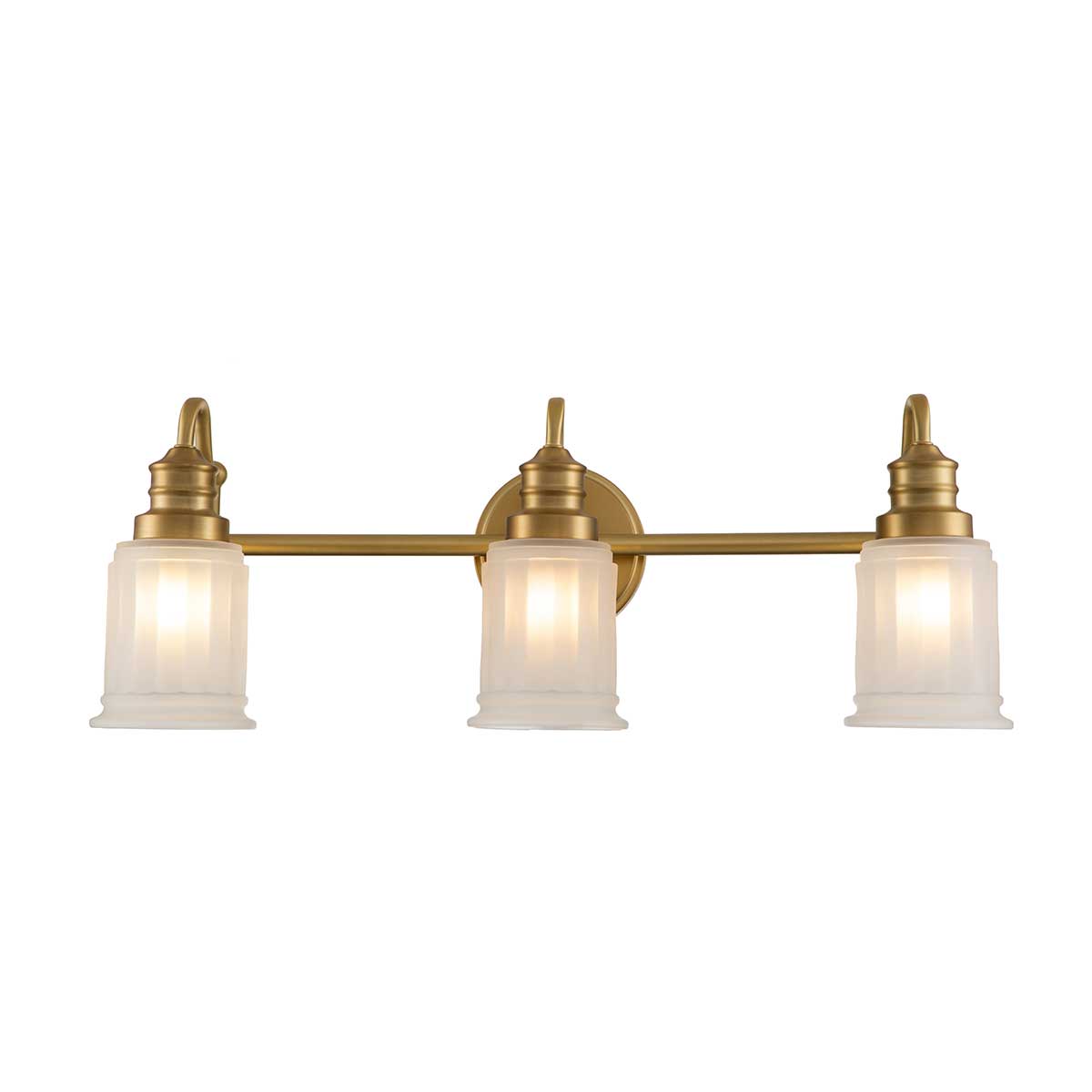 Swell 60cm Latón cepillado lámpara de baño De Elstead Lighting - La lámpara tiene un diseño urbano y atemporal y, gracias a su grado de protección IP44, se integra perfectamente en ambientes de baño.