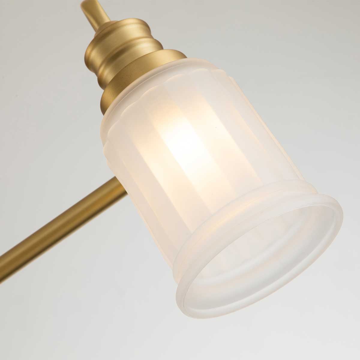 Swell 60cm Latón cepillado lámpara de baño De Elstead Lighting - La lámpara tiene un diseño urbano y atemporal y, gracias a su grado de protección IP44, se integra perfectamente en ambientes de baño.