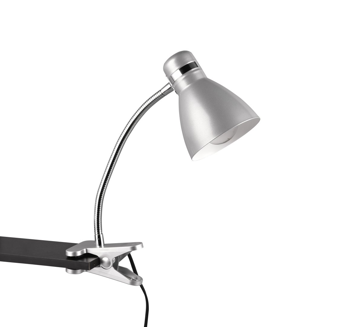 Harvey Gris lámpara de pinza De Trio Lighting - La lámpara de color titanio se puede combinar fácilmente con diferentes conceptos de decoración y color y se integra armoniosamente en su interior.