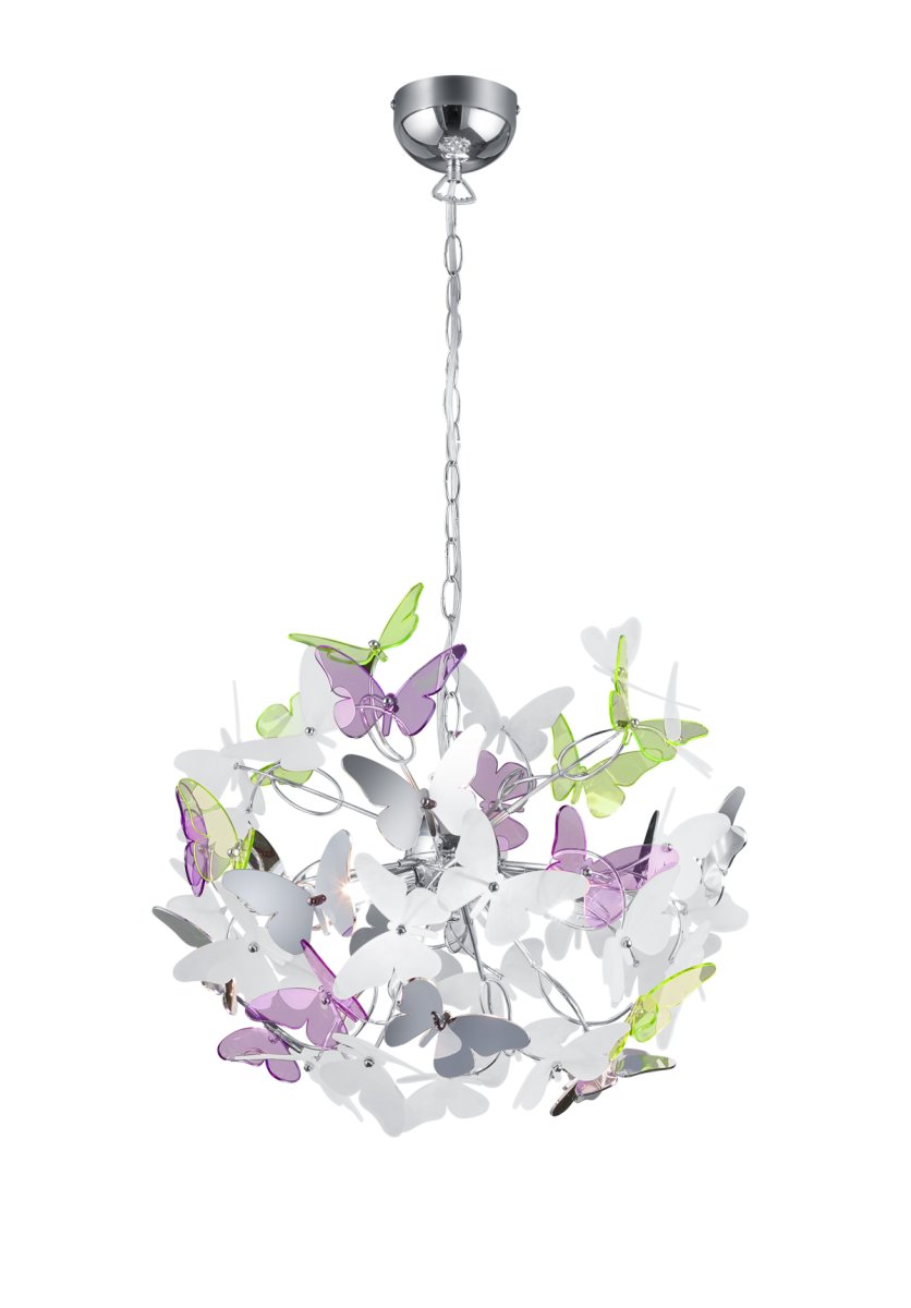 Butterfly Ø50 Multicolor lámpara infantil De Trio Lighting - 