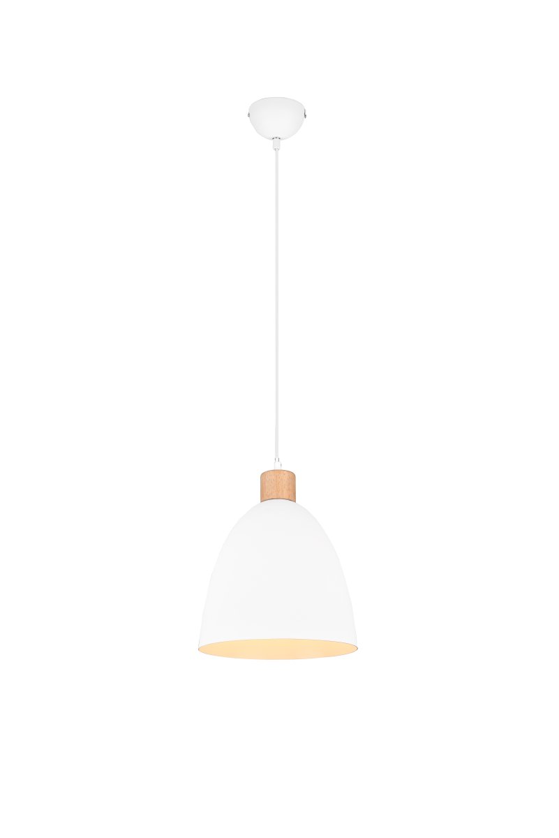 Jagger Ø25 Blanco Lámpas de techo De Trio Lighting - Esta lámpara de inspiración vintage se convertirá en el centro de atención de la sala de estar, transformándola en un refugio moderno y acogedor.