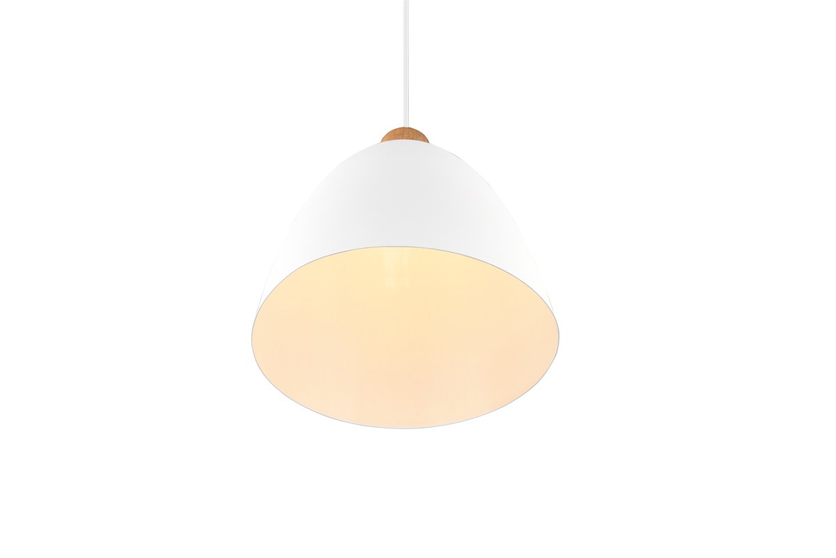 Jagger Ø25 Blanco Lámpas de techo De Trio Lighting - Esta lámpara de inspiración vintage se convertirá en el centro de atención de la sala de estar, transformándola en un refugio moderno y acogedor.