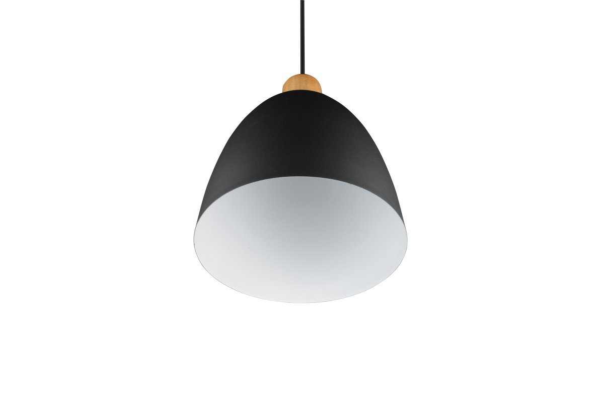 Jagger Ø25 Negro Lámpas de techo De Trio Lighting - Esta lámpara de inspiración vintage se convertirá en el centro de atención de la sala de estar, transformándola en un refugio moderno y acogedor.