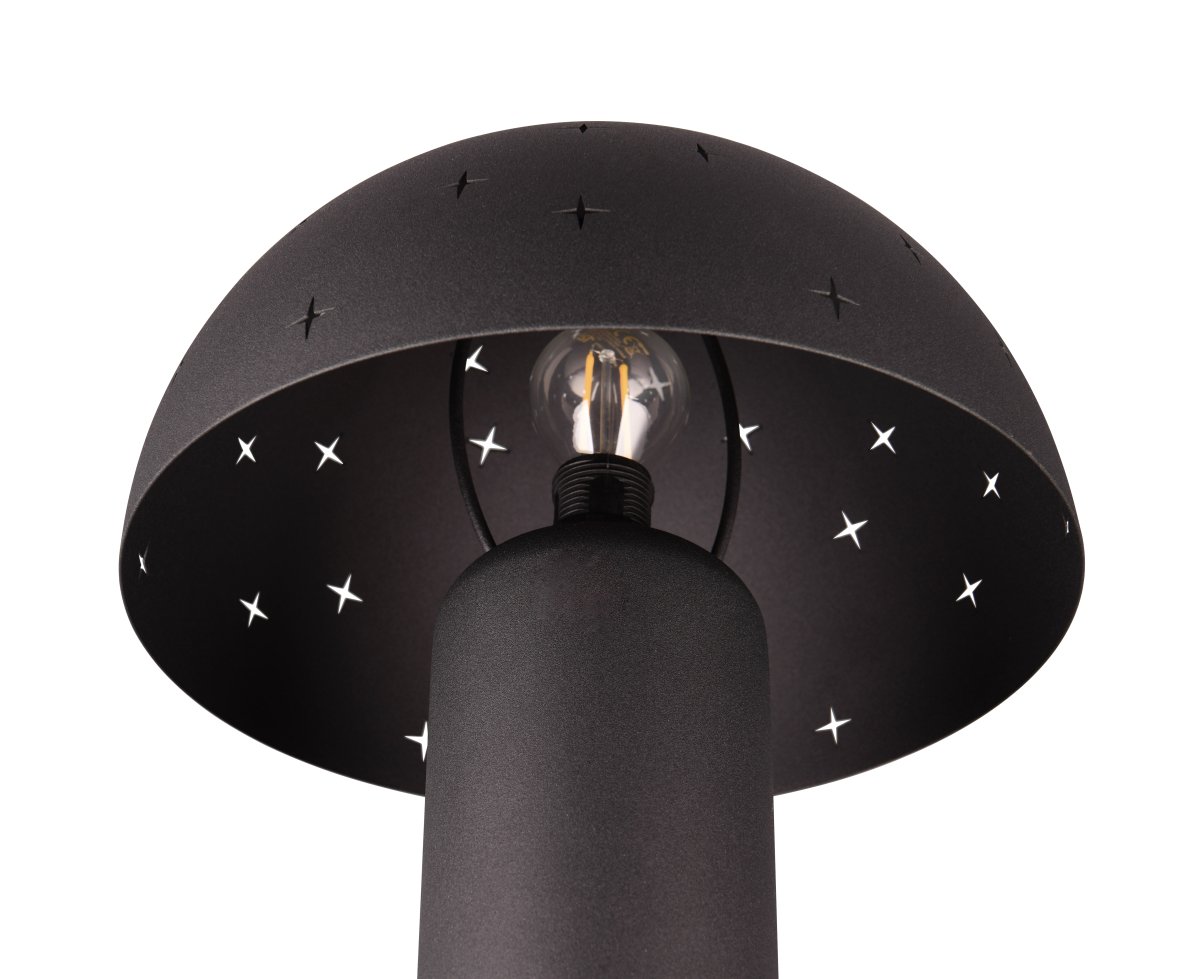 Seta 32cm Negro lámpara de mesa De Trio Lighting - Dale a tu sal&oacute;n o a tu mesita de noche una expresi&oacute;n atemporal y un toque moderno con la l&aacute;mpara de mesa Seta.