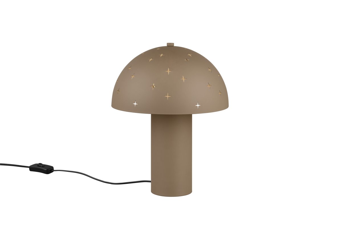 Seta 32cm Grisáceo lámpara de mesa De Trio Lighting - Dale a tu sal&oacute;n o a tu mesita de noche una expresi&oacute;n atemporal y un toque moderno con la l&aacute;mpara de mesa Seta.