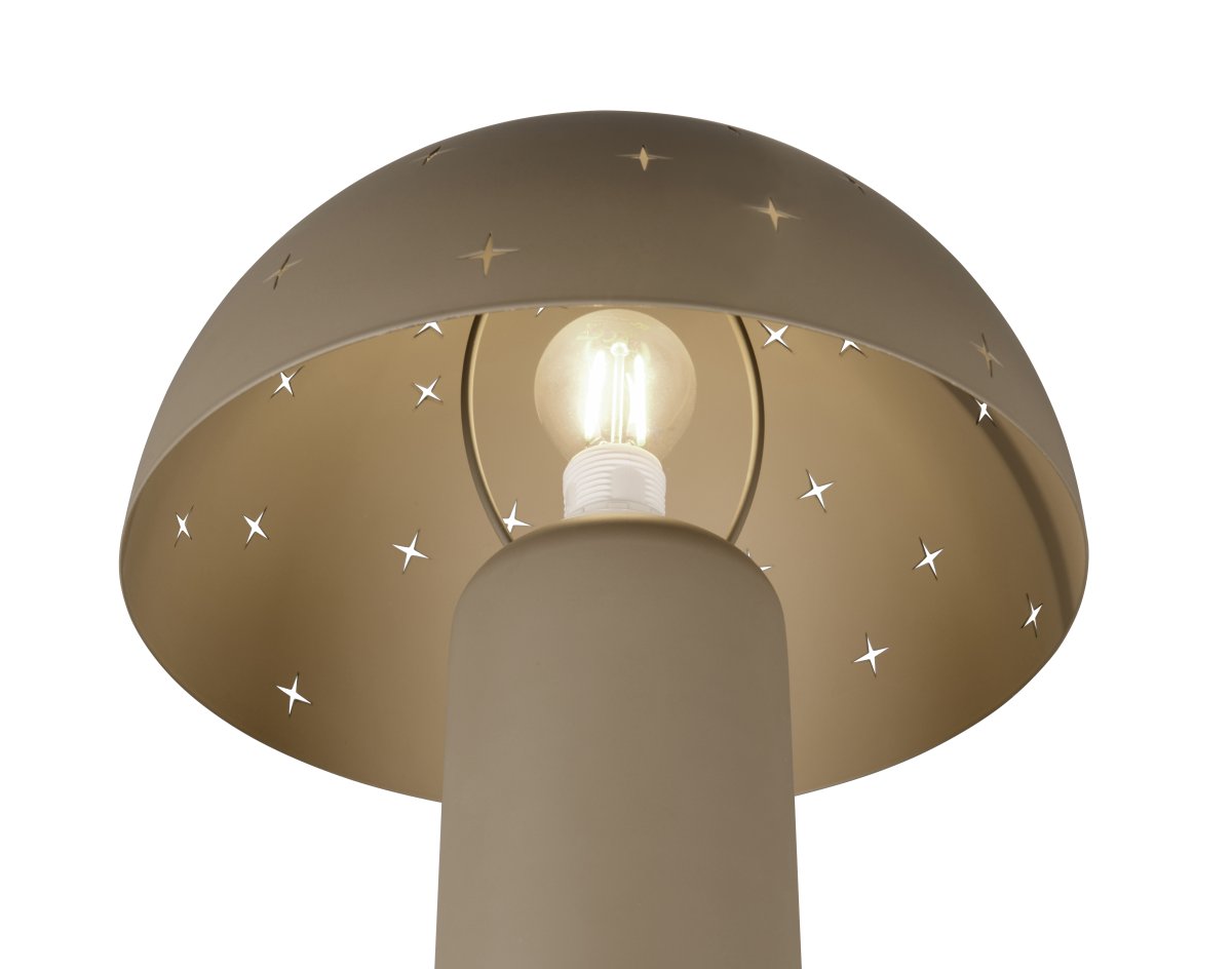 Seta 32cm Grisáceo lámpara de mesa De Trio Lighting - Dale a tu sal&oacute;n o a tu mesita de noche una expresi&oacute;n atemporal y un toque moderno con la l&aacute;mpara de mesa Seta.