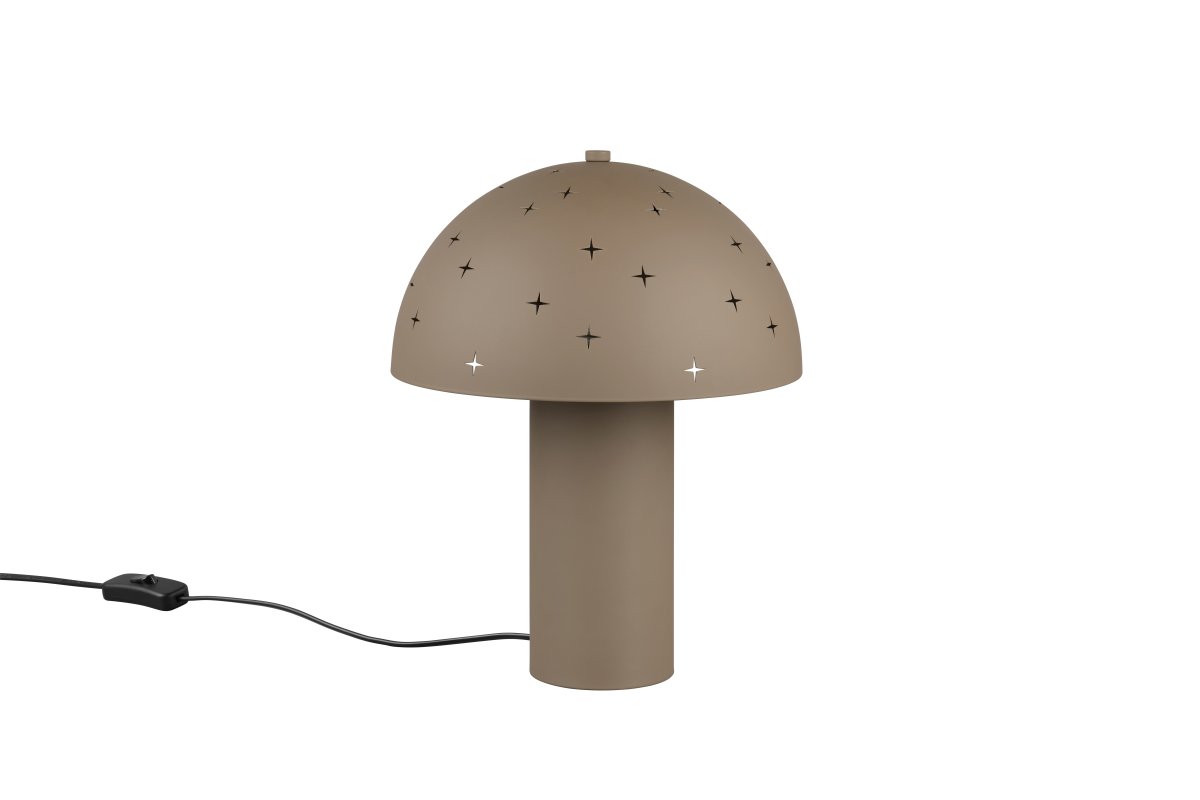 Seta 32cm Grisáceo lámpara de mesa De Trio Lighting - Dale a tu sal&oacute;n o a tu mesita de noche una expresi&oacute;n atemporal y un toque moderno con la l&aacute;mpara de mesa Seta.