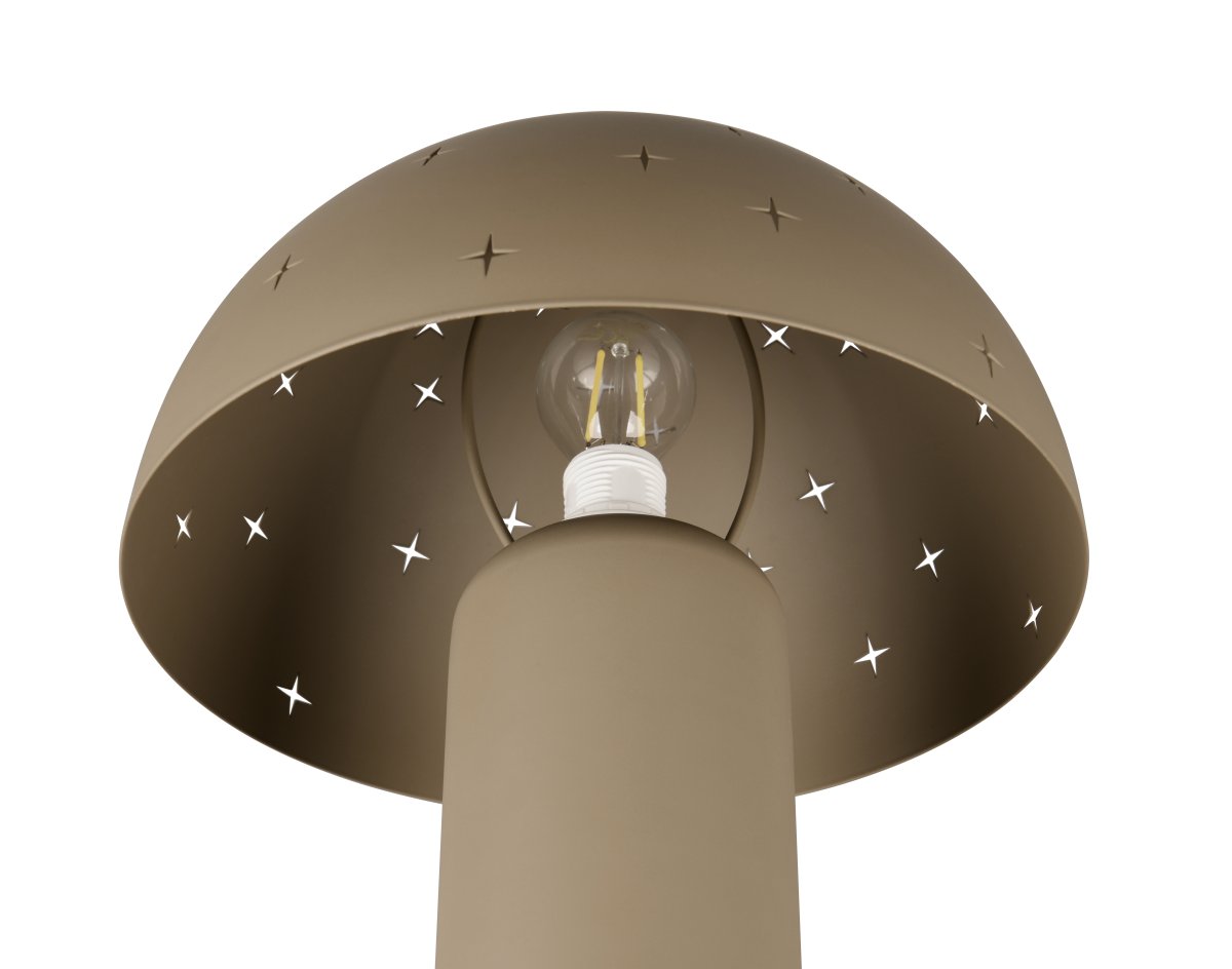 Seta 32cm Grisáceo lámpara de mesa De Trio Lighting - Dale a tu sal&oacute;n o a tu mesita de noche una expresi&oacute;n atemporal y un toque moderno con la l&aacute;mpara de mesa Seta.