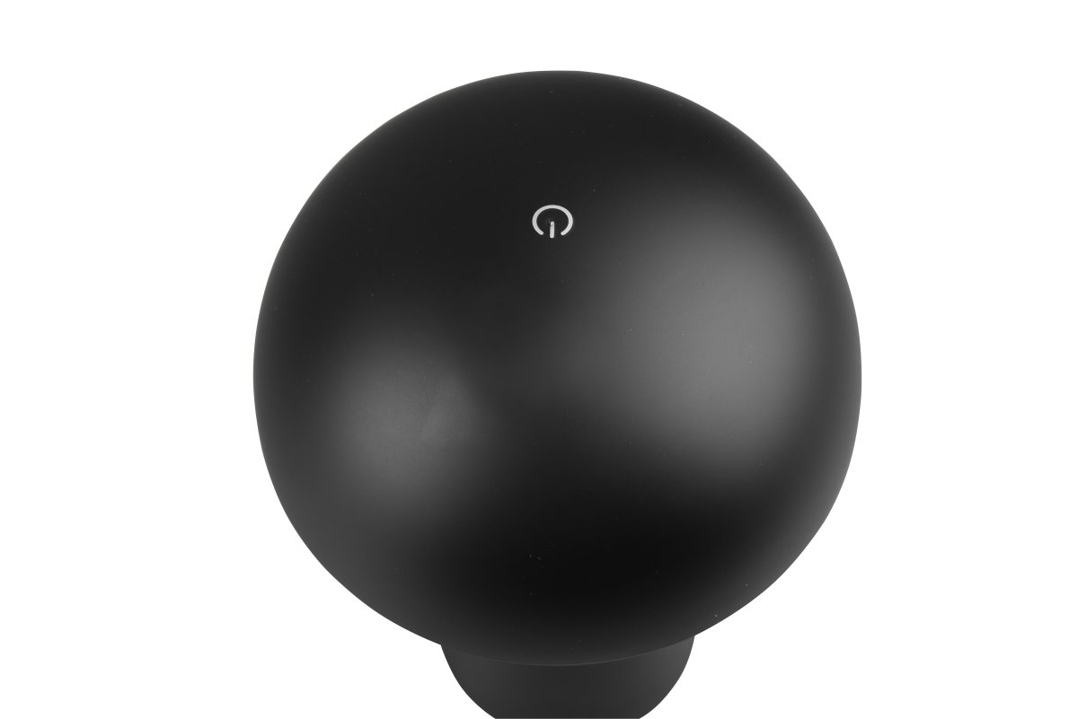 Lennon 22cm Negro portátil De Trio Lighting - La l&aacute;mpara de mesa Lennon combina un dise&ntilde;o elegante con una funci&oacute;n pr&aacute;ctica y es perfecta para uso en interiores y exteriores.