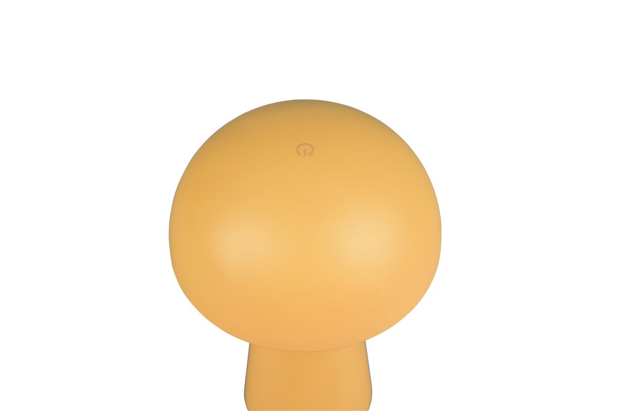 Lennon 22cm Oro portátil De Trio Lighting - La lámpara de mesa Lennon combina un diseño elegante con una función práctica y es perfecta para uso en interiores y exteriores.