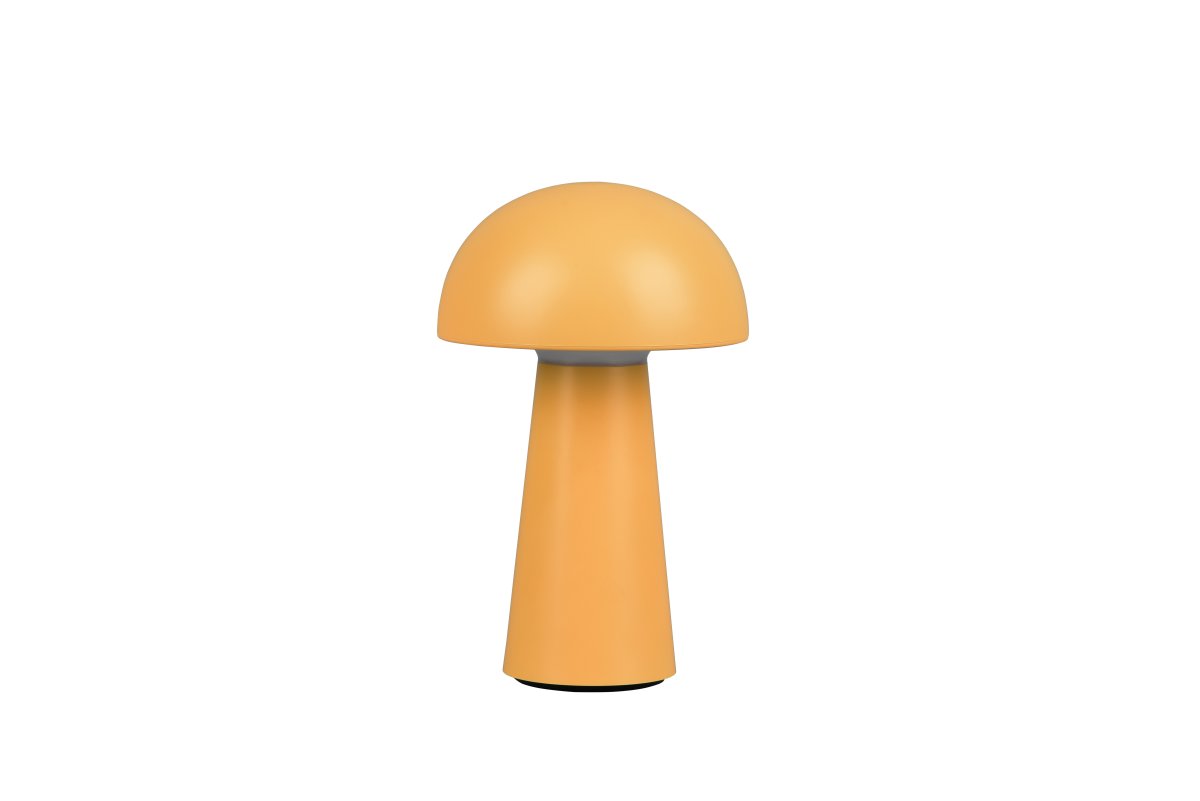 Lennon 22cm Oro portátil De Trio Lighting - La lámpara de mesa Lennon combina un diseño elegante con una función práctica y es perfecta para uso en interiores y exteriores.