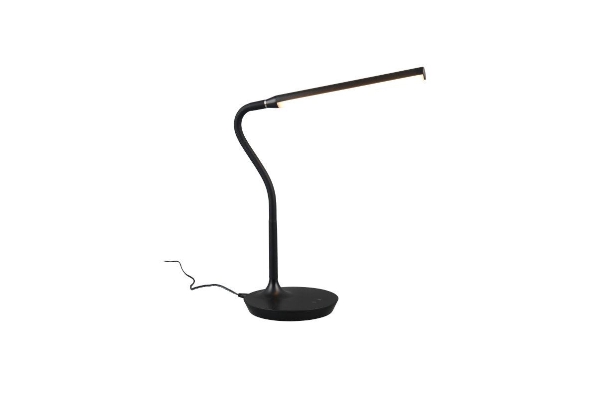 Toro 38cm Negro lámpara de escritorio De Trio Lighting - 