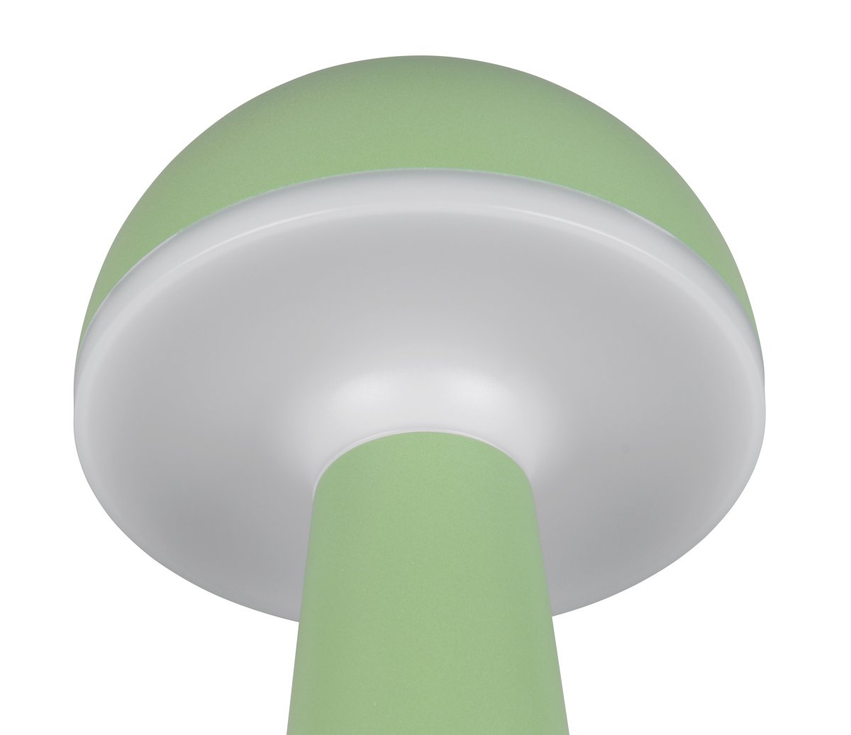 Fungo 30cm Verde portátil De Trio Lighting - Con una función táctil para atenuar y ajustar el color de la luz, así como una estación de carga independiente, es una fuente de luz flexible para interiores y exteriores.