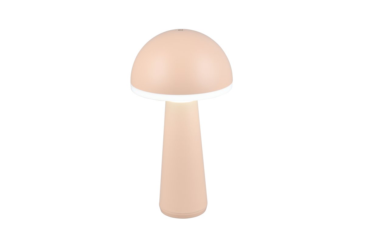 Fungo 30cm Arena portátil De Trio Lighting - Con una función táctil para atenuar y ajustar el color de la luz, así como una estación de carga independiente, es una fuente de luz flexible para interiores y exteriores.