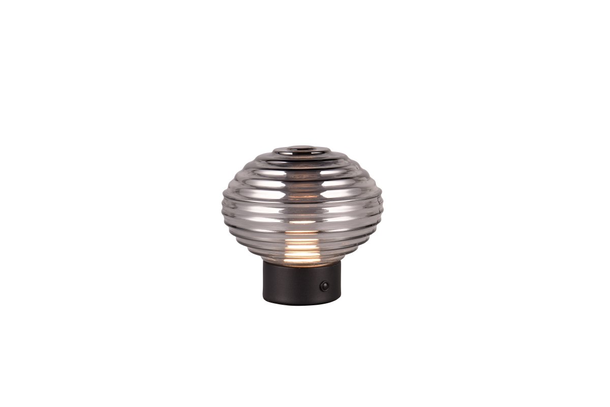 Earl 14cm Color humo portátil De Trio Lighting - 
