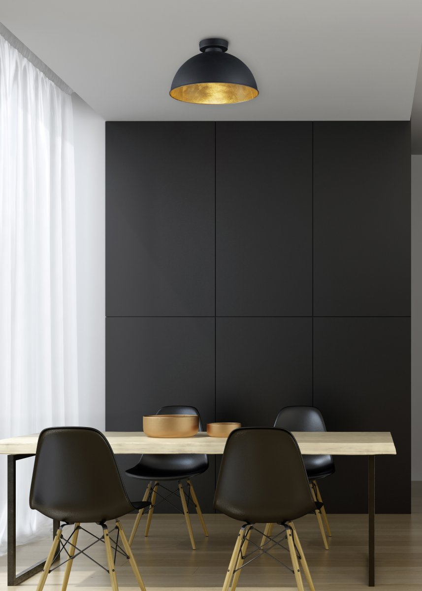 Jimmy Ø30 Negro plafón De Trio Lighting - 