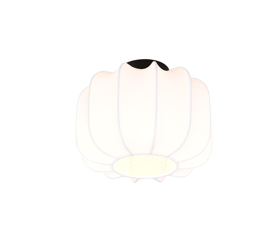 Madeline Ø25 Blanco plafón De Trio Lighting - La pantalla textil garantiza una agradable distribuci&oacute;n de la luz en la habitaci&oacute;n.