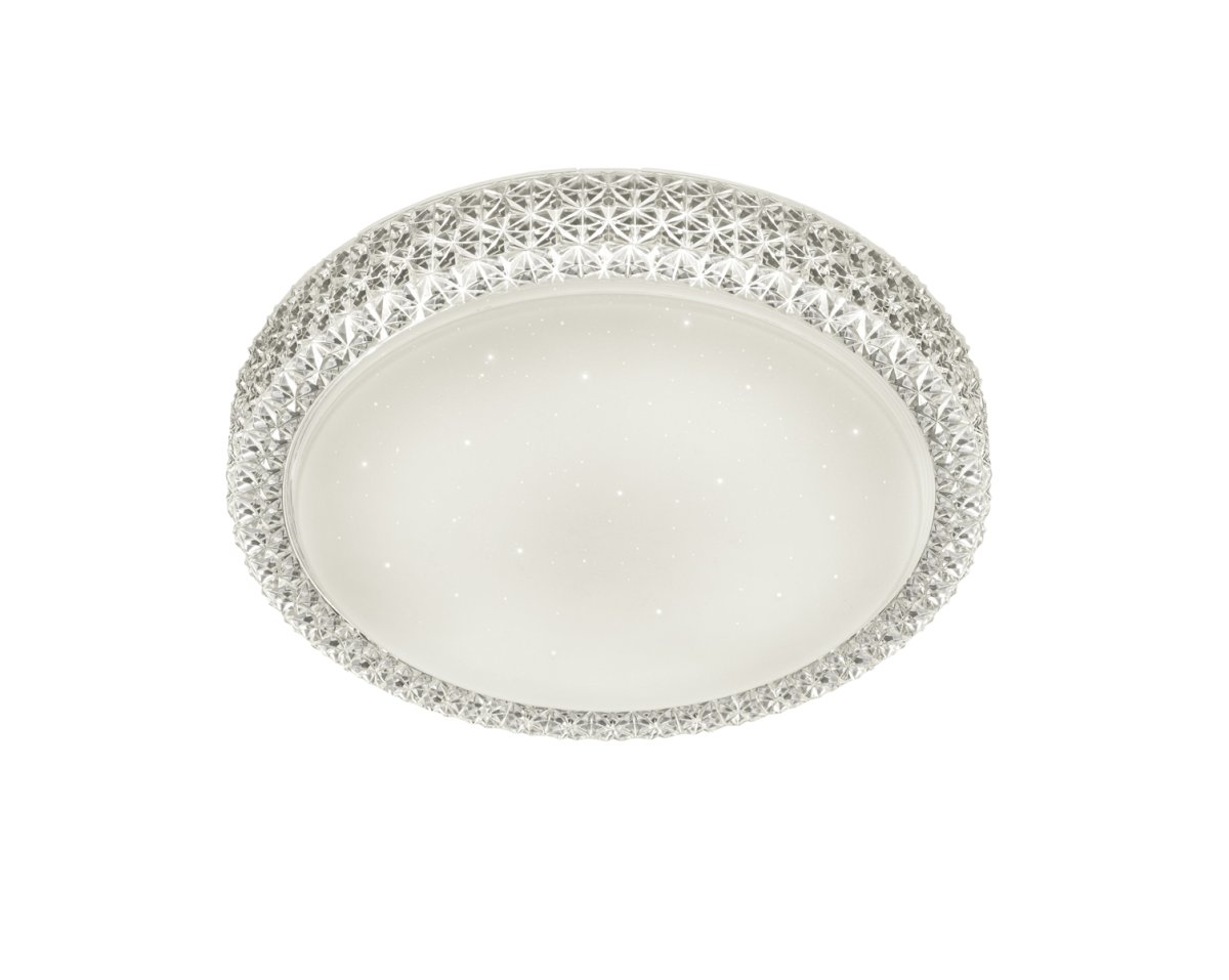 Imagen ampliada de Pegasus Ø40 Blanco plafón De Trio Lighting - El di&aacute;metro de la l&aacute;mpara es de 40 cm y el elegante borde blanco pulido del acr&iacute;lico blanco le confiere un car&aacute;cter elegante y de alta calidad.