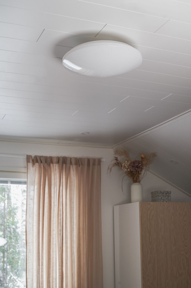 Prodo Ø50 Blanco plafón De Trio Lighting - La l&aacute;mpara de techo Prodo combina la iluminaci&oacute;n cl&aacute;sica con la funcionalidad.