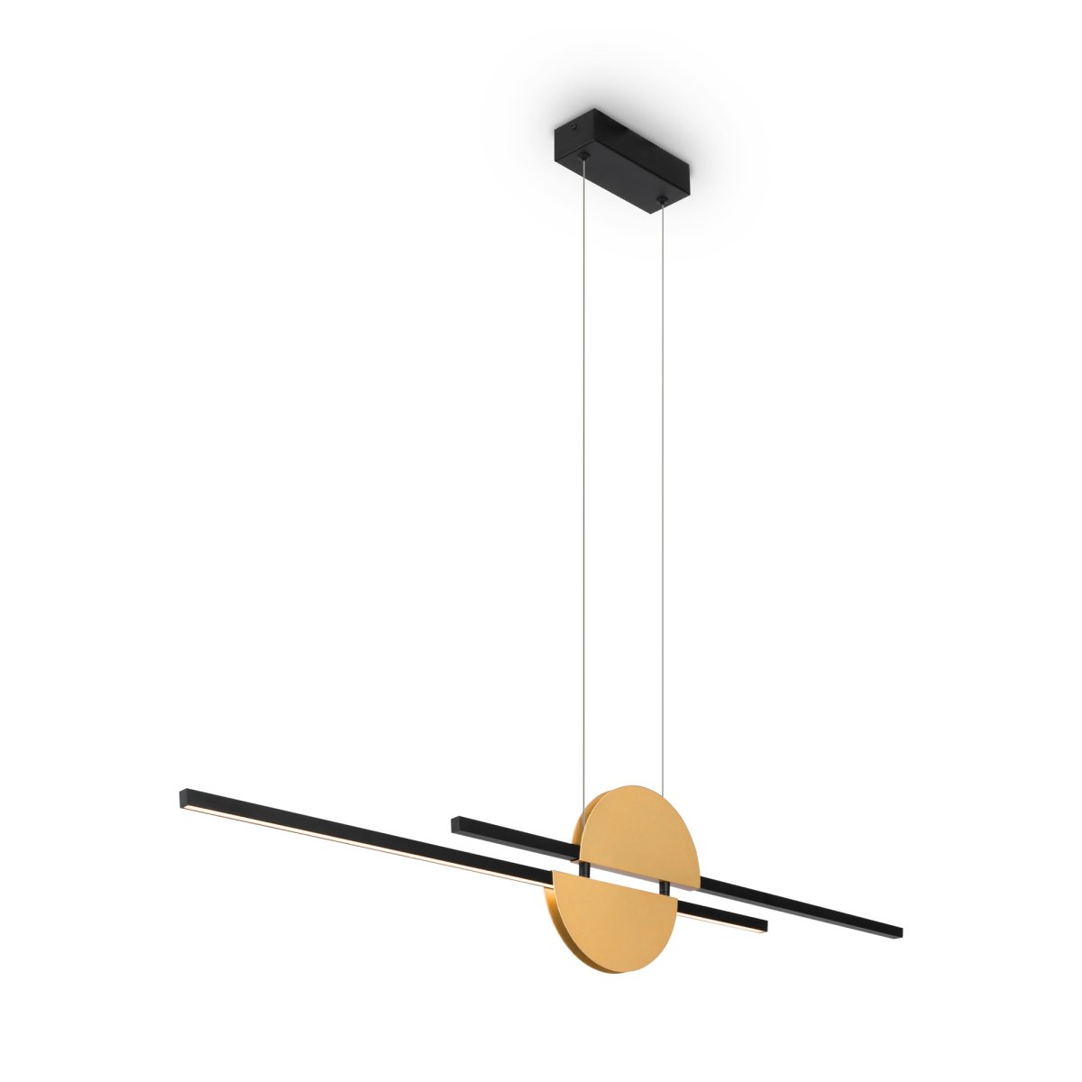 Skyline 110cm Negro Lámpas de techo De Maytoni - Con una fuente de luz LED incorporada y una temperatura de color de 4000 K, esta lámpara colgante aporta estilo y funcionalidad a su hogar.