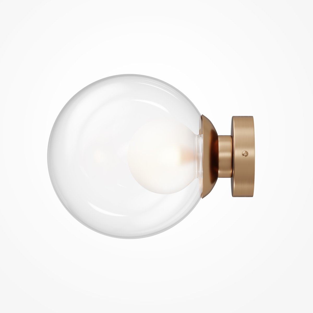 Basic form Ø20 Oro lámpara de pared De Maytoni - Esta lámpara encaja perfectamente en el dormitorio, el pasillo o el baño y es un excelente complemento para un estilo de diseño interior moderno y sofisticado.
