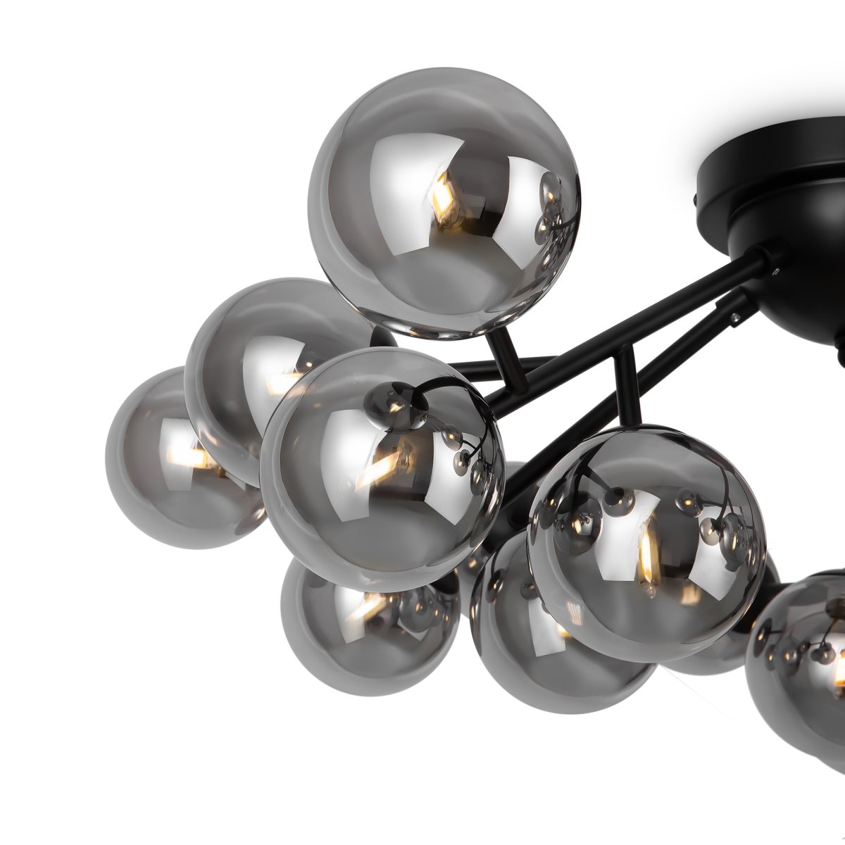 Dallas 20 Negro plafón De Maytoni - 