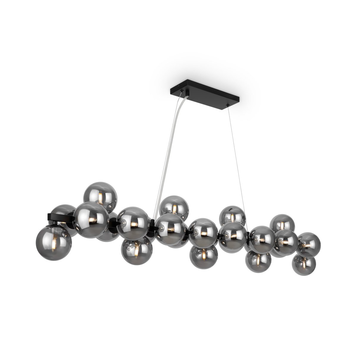 Dallas 123cm Negro Lámpas de techo De Maytoni - 