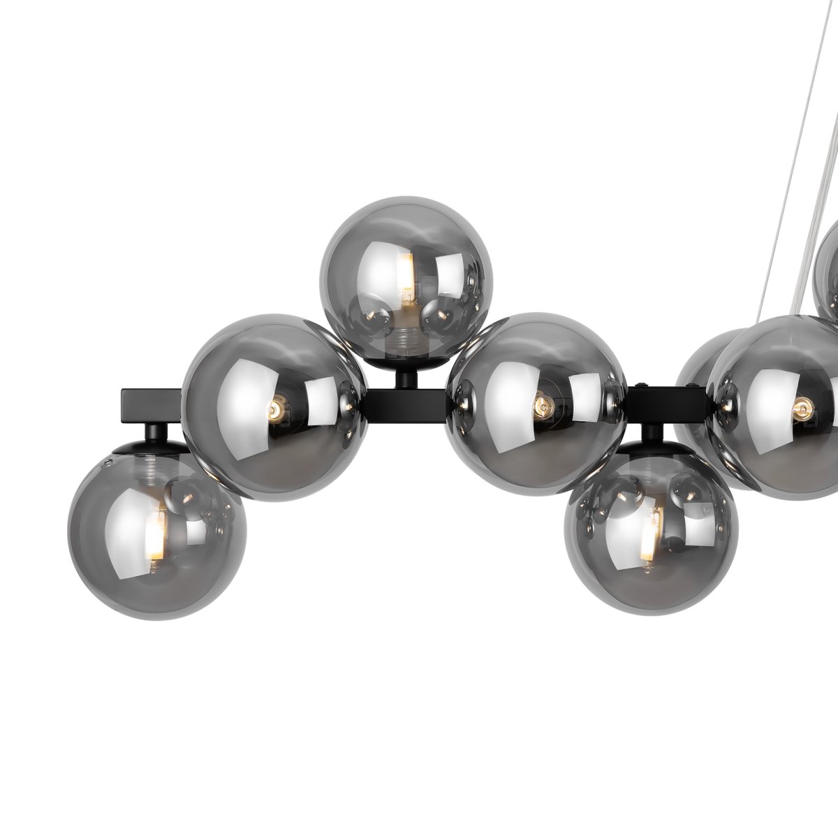 Dallas 123cm Negro Lámpas de techo De Maytoni - 