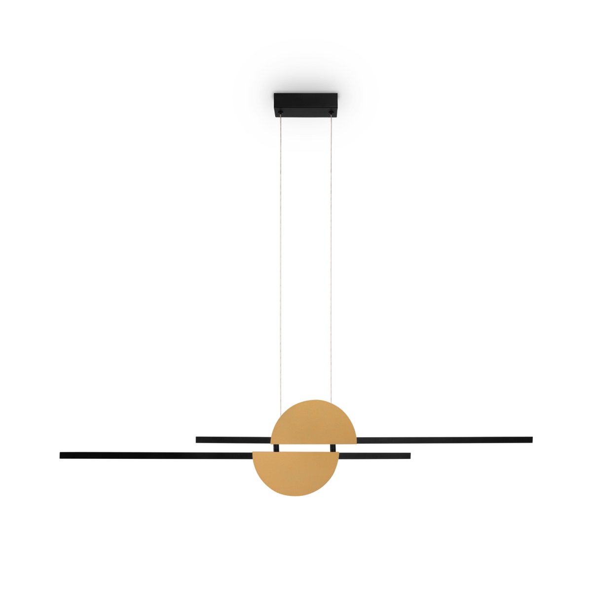 Skyline 110cm Negro Lámpas de techo De Maytoni - Con una fuente de luz LED incorporada y una temperatura de color de 4000 K, esta lámpara colgante aporta estilo y funcionalidad a su hogar.