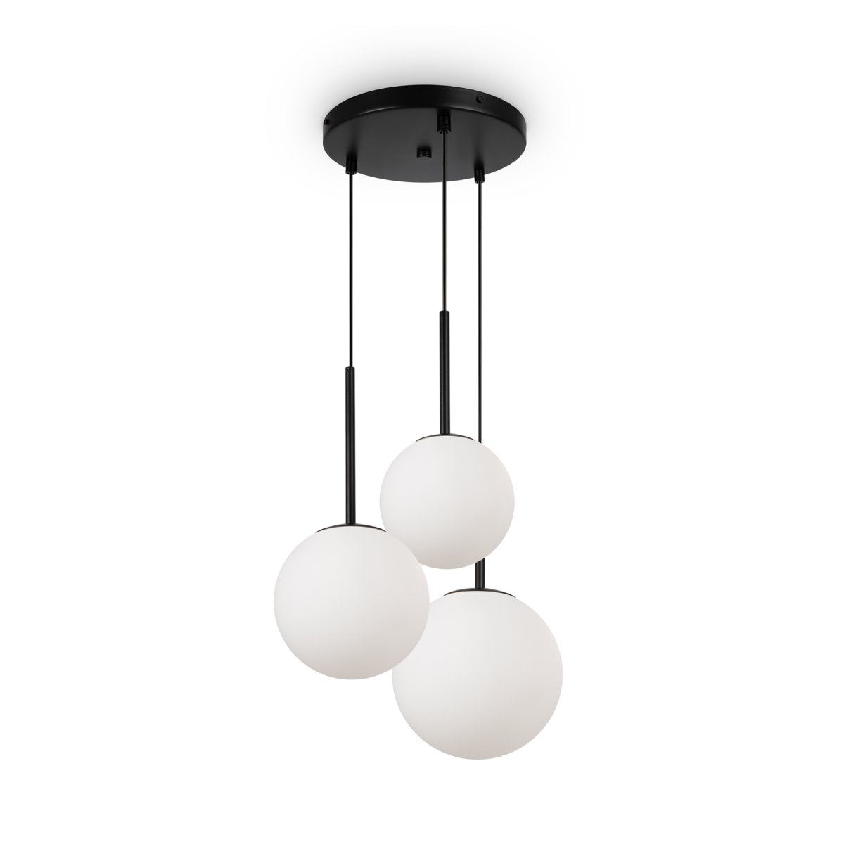 Basic form Ø40 Negro Lámpas de techo De Maytoni - El diseño colgante de la lámpara proporciona una luz suave y uniforme que realza la atmósfera y crea un estado de ánimo agradable.