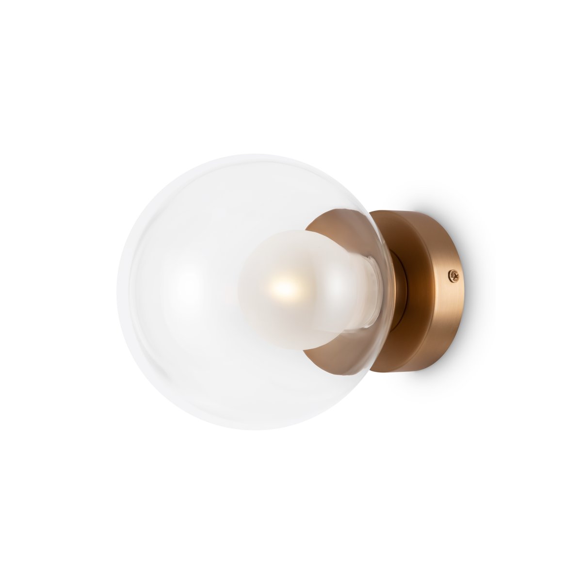 Basic form Ø15 Oro lámpara de pared De Maytoni - Esta lámpara encaja perfectamente en el dormitorio, el pasillo o el baño y es un excelente complemento para un estilo de diseño interior moderno y sofisticado.