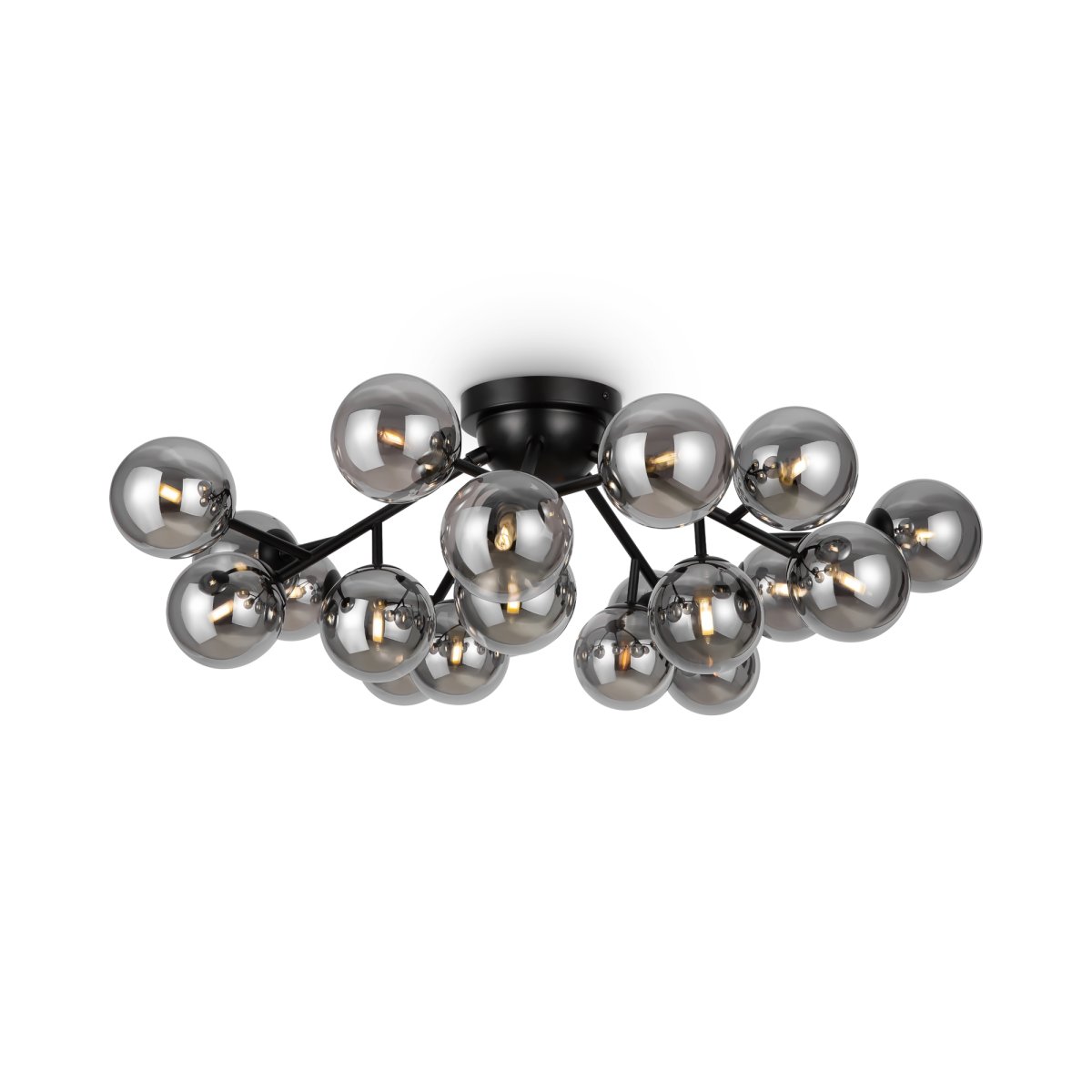 Dallas 20 Negro plafón De Maytoni - 