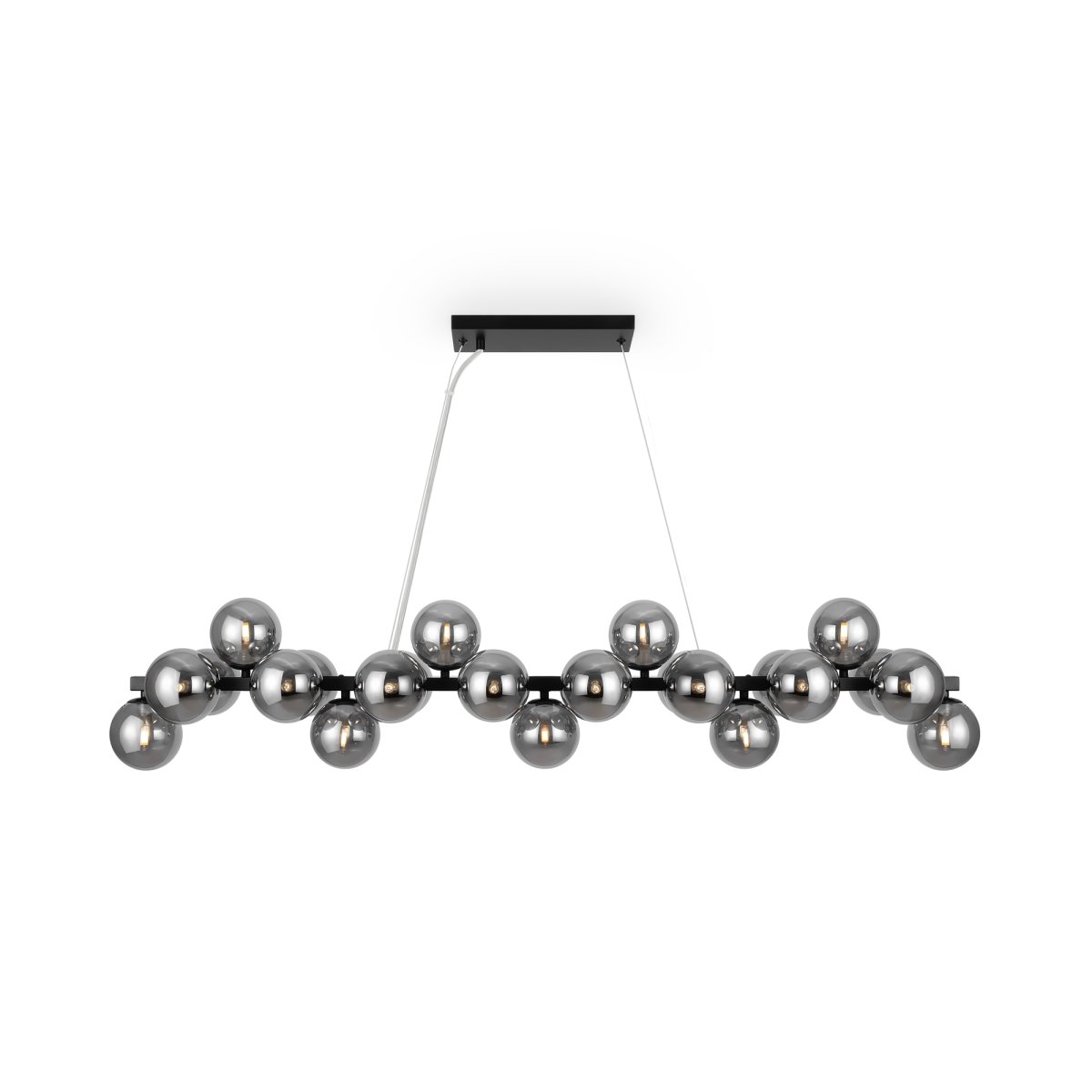 Dallas 123cm Negro Lámpas de techo De Maytoni - 
