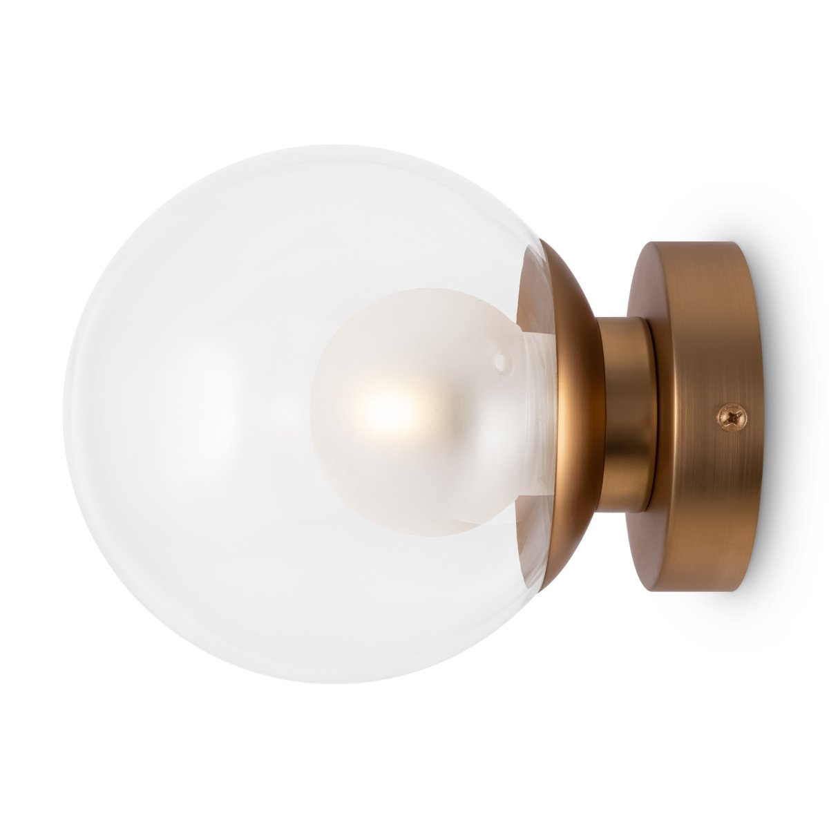 Basic form Ø15 Oro lámpara de pared De Maytoni - Esta lámpara encaja perfectamente en el dormitorio, el pasillo o el baño y es un excelente complemento para un estilo de diseño interior moderno y sofisticado.