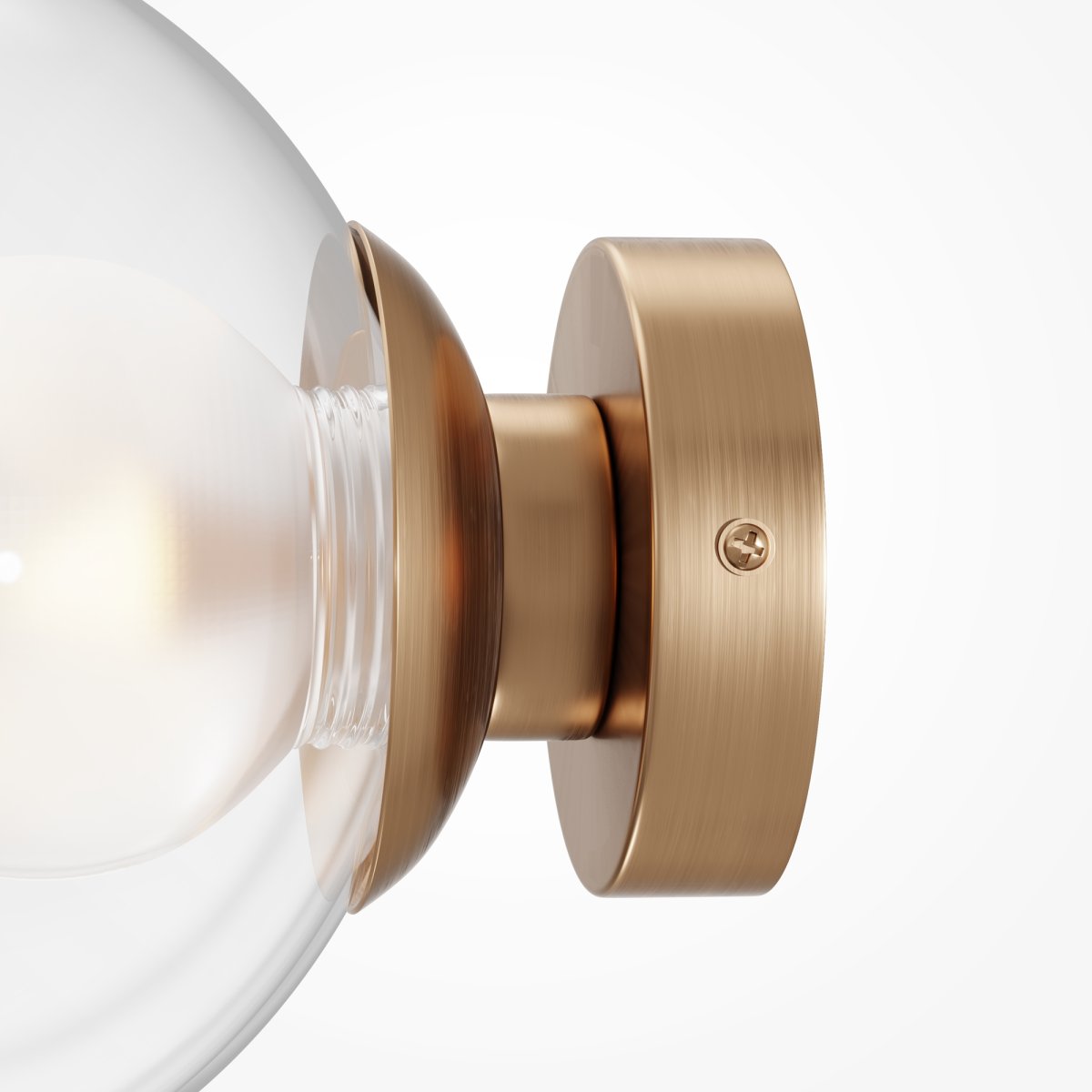 Basic form Ø20 Oro lámpara de pared De Maytoni - Esta lámpara encaja perfectamente en el dormitorio, el pasillo o el baño y es un excelente complemento para un estilo de diseño interior moderno y sofisticado.