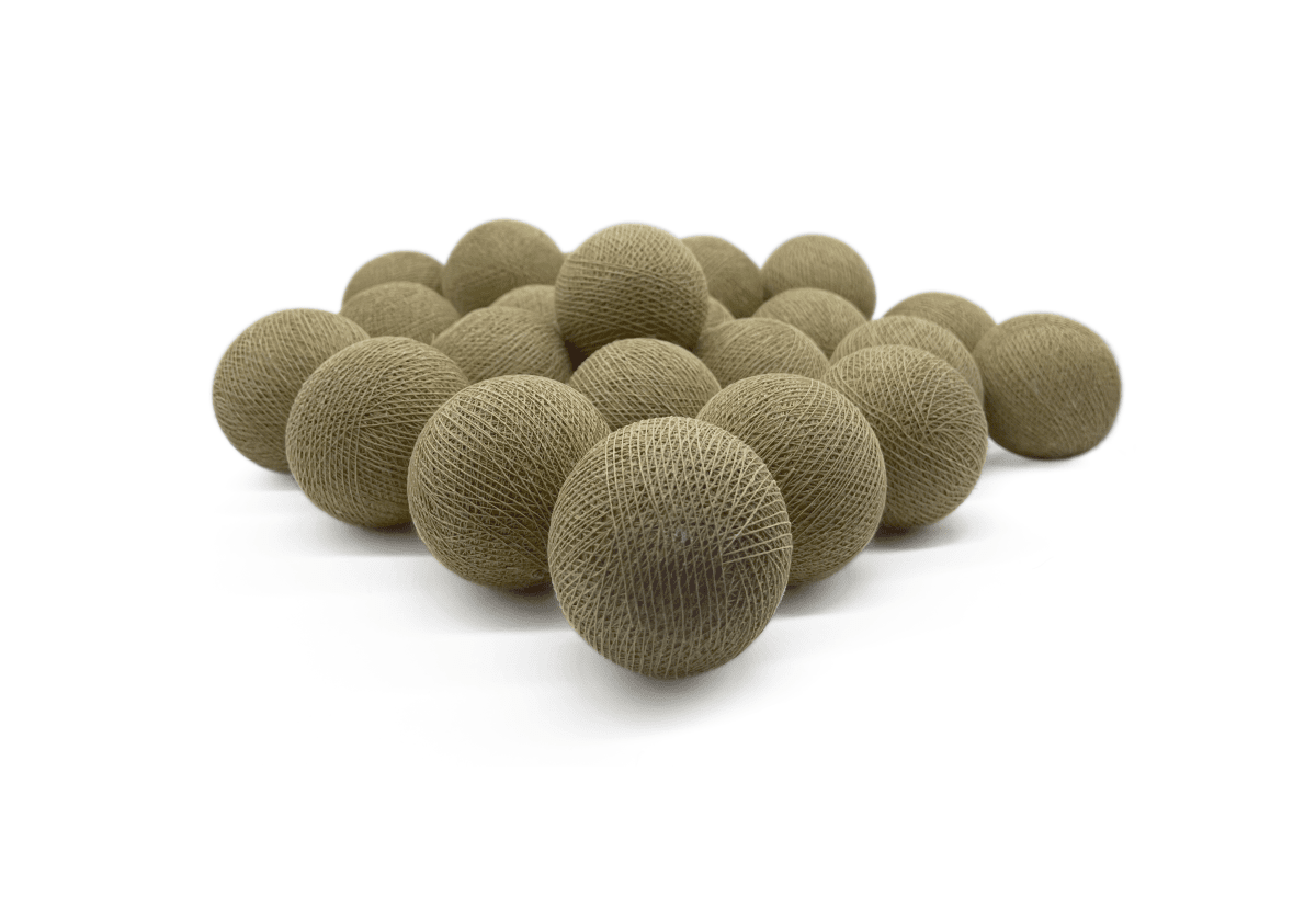 Irislights Sand Beige 20-lights Arena De Irislights - Crea un ambiente acogedor y decorativo con esta guirnalda de luces beige oscuro de Irislights.