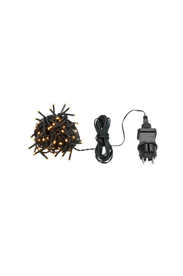 Guirnalda De Luces Shine 12m Verde De Markslöjd - Cadena de luz sencilla de 12 m de longitud con 120 diodos.