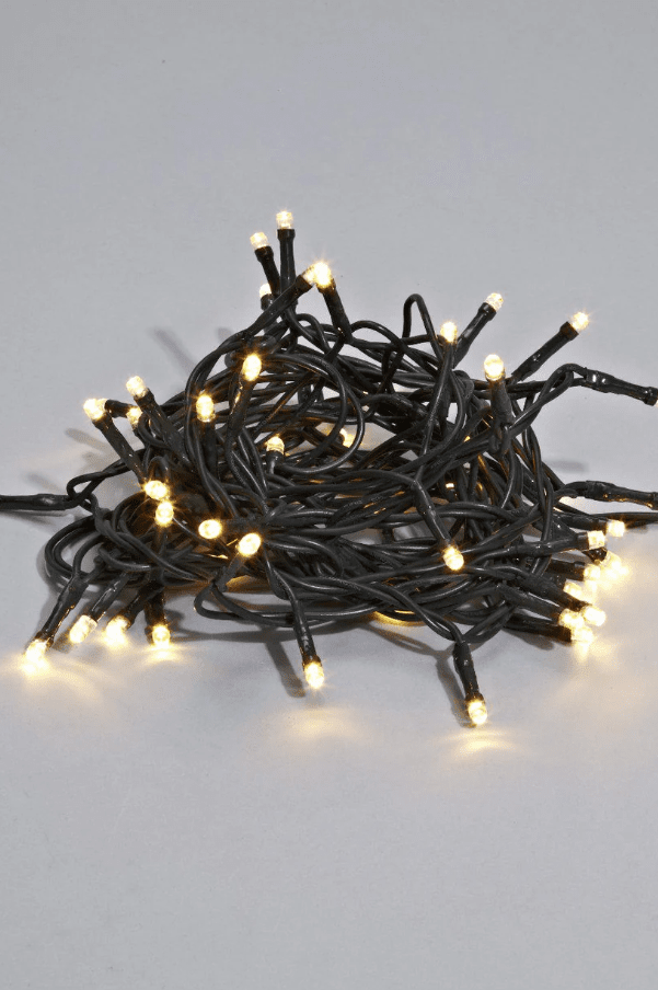 Guirnalda De Luces Shine 12m Verde De Markslöjd - Cadena de luz sencilla de 12 m de longitud con 120 diodos.