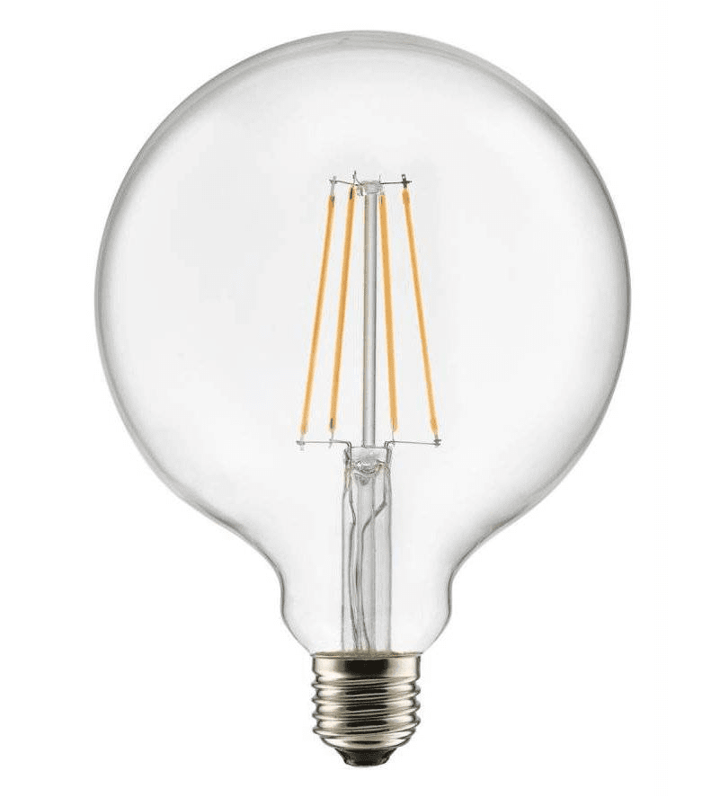 E27 Globo 7,5W 2200K Regulable Transparente De Unison - Mejora tu iluminaci&oacute;n con UNI-LEDISON Globe 125 mm clear E27, una elegante fuente de luz LED de 7,5 W.