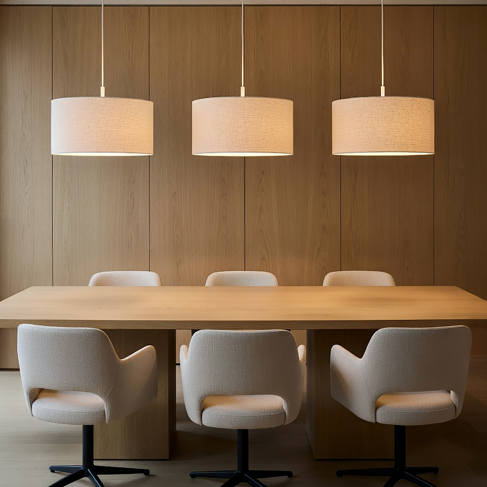 Soft Ø44 Blanco/arena Lámpas de techo De Belid - La lámpara colgante Soft es una elegante lámpara de forma ligeramente redondeada que crea una luz cálida y agradable.
