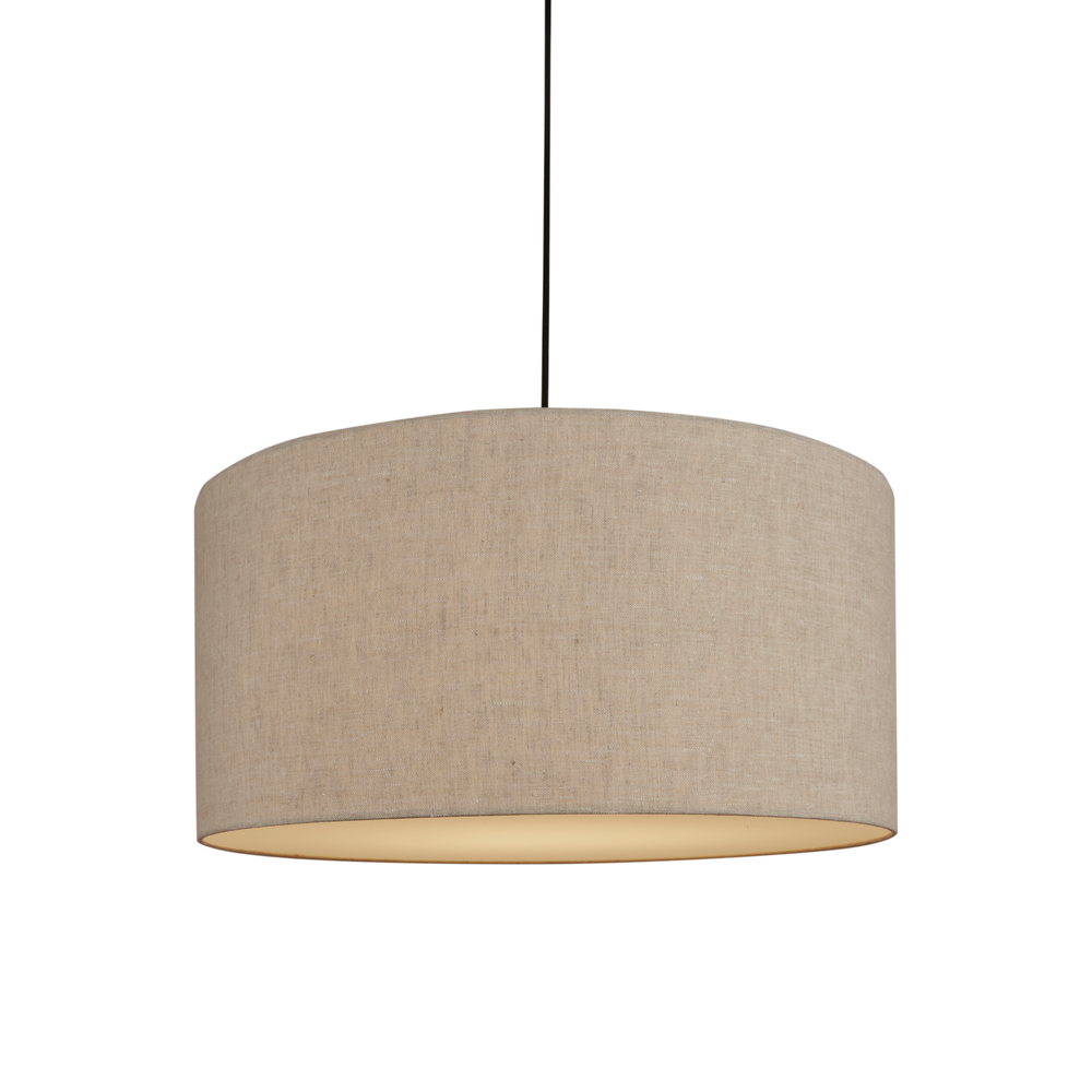Soft Ø60 Naturaleza/bronce Lámpas de techo De Belid - La pantalla, de lino europeo en tono natural, le confiere un ambiente c&aacute;lido y acogedor.